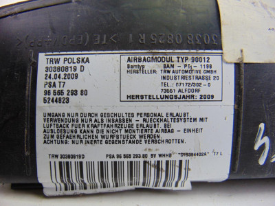 AIRBAG LATERAL DERECHO, PEUGEOT, 308 SW