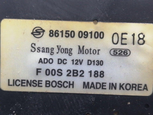 MOTOR LIMPIA TRASERO SSANGYONG KYRON 