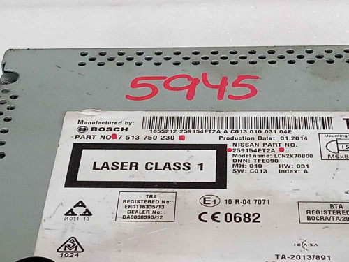  SISTEMA AUDIO / RADIO CD NISSAN QASHQAI (J11E) 