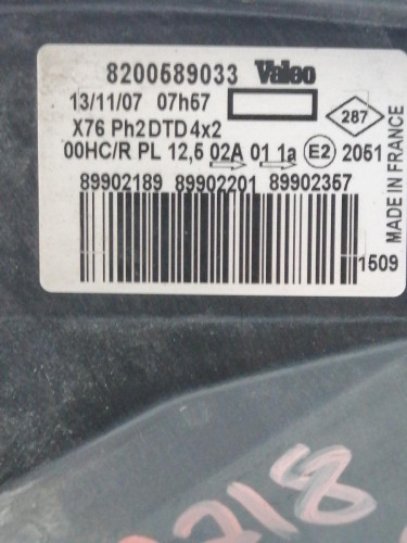  FARO DERECHO RENAULT KANGOO I (F/KC0) 