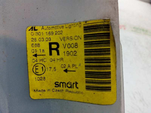  FARO DERECHO, SMART, FORTWO COUPE 