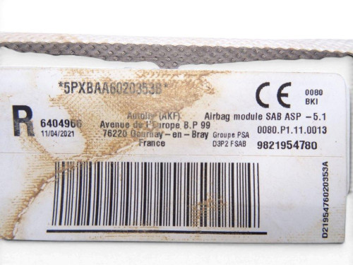 AIRBAG LATERAL DERECHO Opel CORSA F 