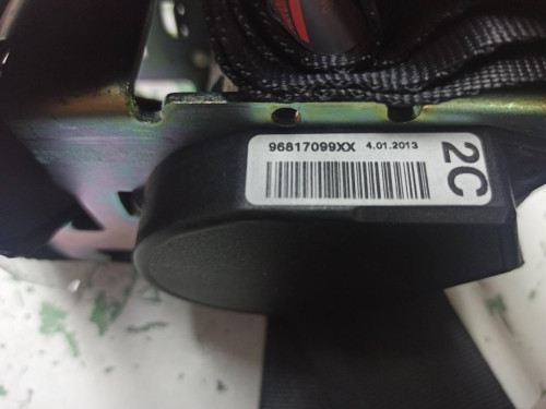 CINTURON SEGURIDAD TRASERO CENTRAL CITROEN C3 PICASSO 