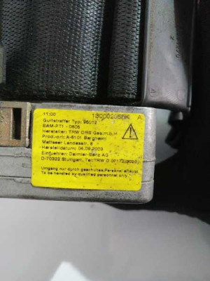 CINTURON SEGURIDAD DELANTERO IZQUIERDO, MERCEDES-BENZ, CLASE C (BM 203) FAMILIAR