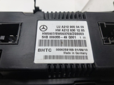 MANDO CLIMATIZADOR, Mercedes-Benz, CLASE E (BM 212) FAMILIAR