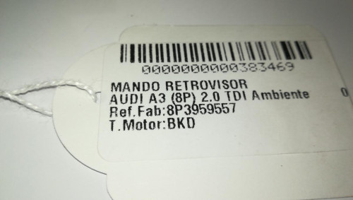 MANDO RETROVISOR Audi A3 (8P1) 