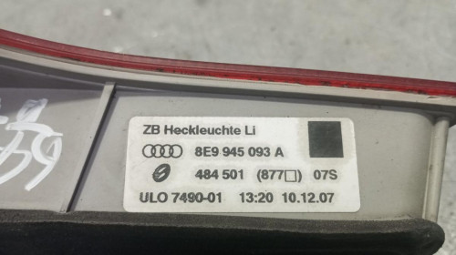 PILOTO TRASERO IZQUIERDO INTERIOR Audi A4 AVANT (8E) 