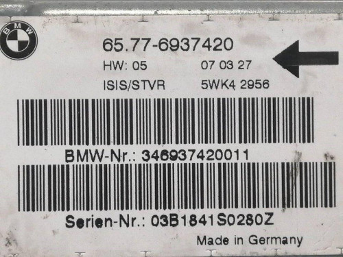  CENTRALITA AIRBAG BMW SERIE 7 (E65/E66) 