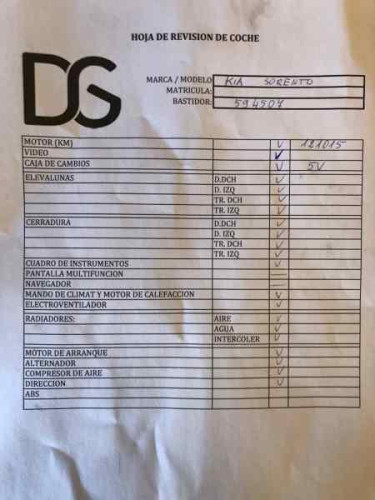 KIA SORENTO (BL) used