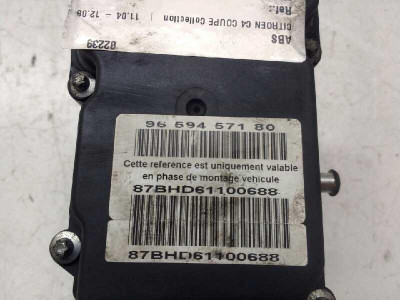 ABS, CITROEN, C4 COUPE