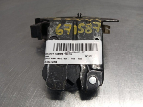  CERRADURA MALETERO / PORTON, AUDI, A6 AVANT (4F5) 