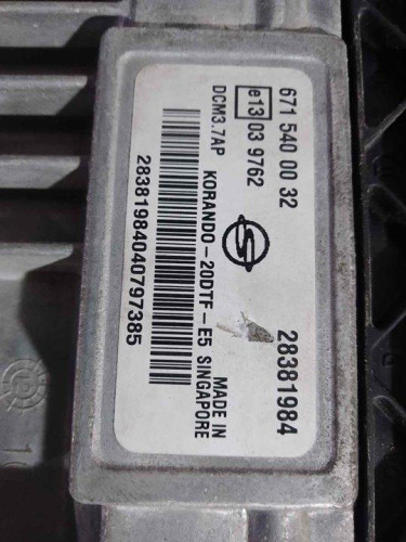 CENTRALITA MOTOR UCE SSANGYONG KORANDO 