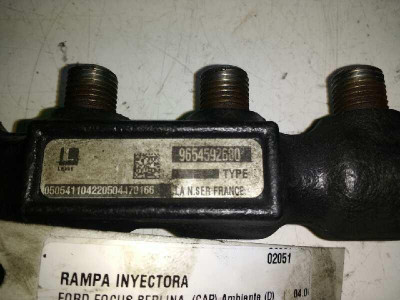 RAMPA INYECTORA, FORD, FOCUS BERLINA (CAP)