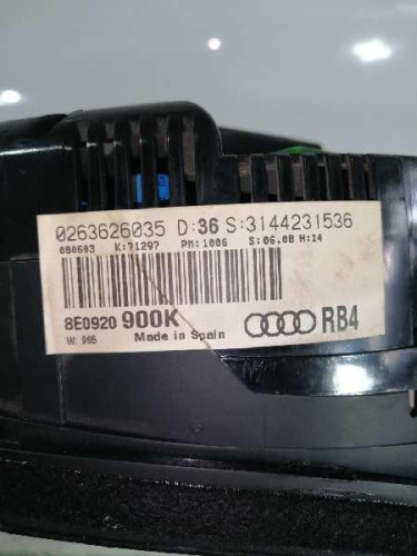  CUADRO INSTRUMENTOS AUDI A4 AVANT (8E) 
