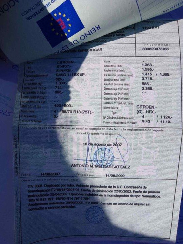 CITROEN SAXO — автомобиль-донор на запчасти 