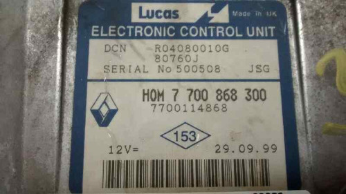  CENTRALITA MOTOR UCE RENAULT KANGOO I (F/KC0) 