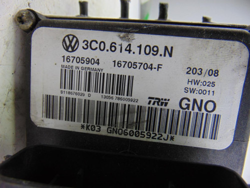  ABS VOLKSWAGEN PASSAT VARIANT (3C5) 