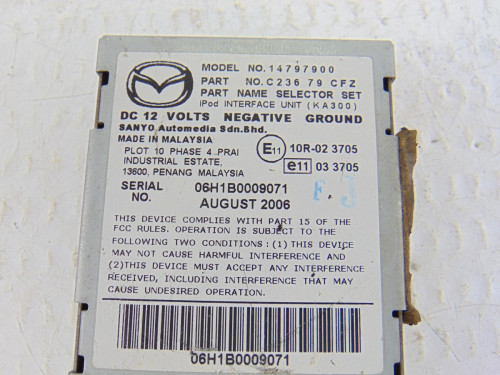  MODULO ELECTRONICO MAZDA 3 BERLINA (BK) 