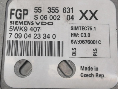 CENTRALITA MOTOR UCE, OPEL, VECTRA C BERLINA