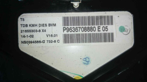 CUADRO INSTRUMENTOS Peugeot 307 (S1)(04.2001) 
