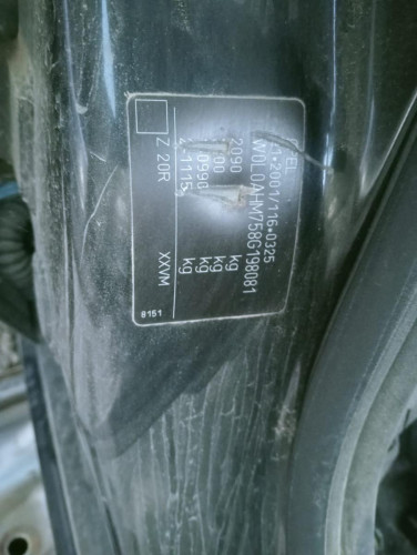 OPEL ZAFIRA B — Donor Vehicle for Used Parts 