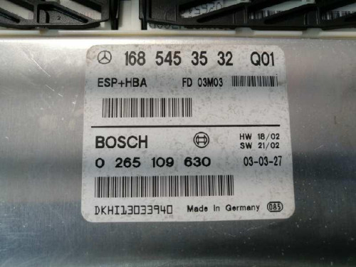  CENTRALITA ABS MERCEDES-BENZ CLASE A (BM 168) 