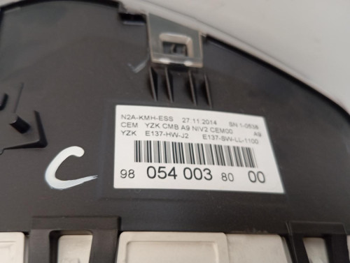  CUADRO INSTRUMENTOS, PEUGEOT, 208 