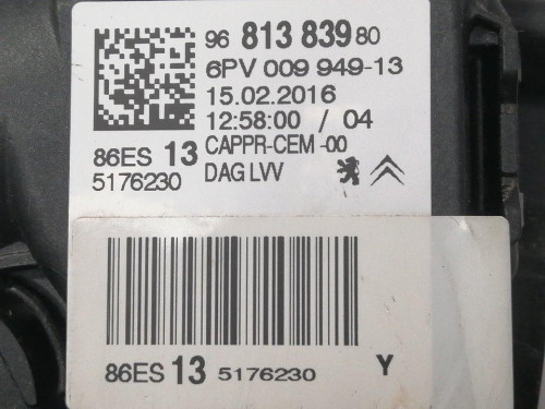  POTENCIOMETRO PEDAL, CITROEN, C3 PICASSO 