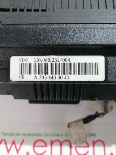  CUADRO INSTRUMENTOS Mercedes-Benz CLASE C (BM 203) FAMILIAR 