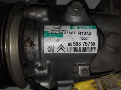 COMPRESOR AIRE ACONDICIONADO, PEUGEOT, 207