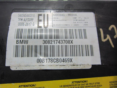 AIRBAG LATERAL DELANTERO IZQUIERDO, BMW, SERIE 3 BERLINA (E46)