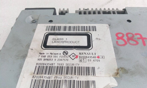  SISTEMA AUDIO / RADIO CD RENAULT KANGOO I (F/KC0) 