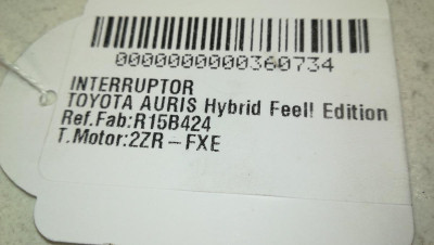 INTERRUPTOR, TOYOTA, AURIS (E18)
