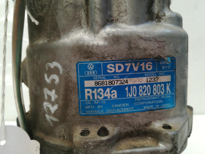 COMPRESOR AIRE ACONDICIONADO, SEAT, LEON (1M1)