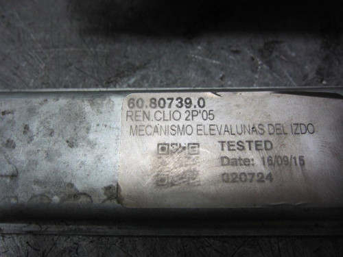  ELEVALUNAS DELANTERO IZQUIERDO RENAULT CLIO III 