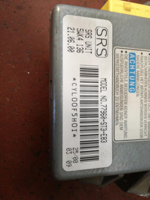 CENTRALITA AIRBAG, Honda, CIVIC 5 PUERTAS (MA/MB)