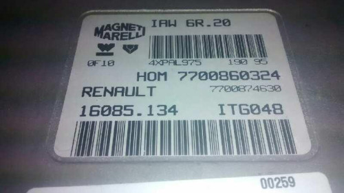  CENTRALITA MOTOR UCE RENAULT TWINGO I (C06) 