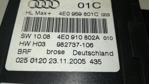  MOTOR ELEVALUNAS TRASERO IZQUIERDO AUDI A8 (4E) 