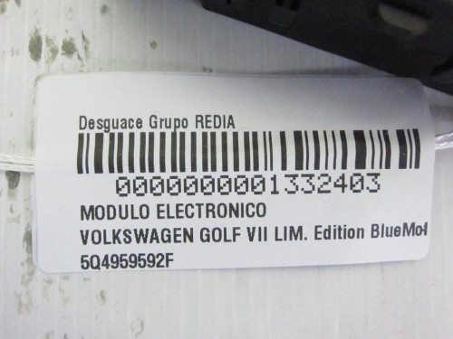  MODULO ELECTRONICO, VOLKSWAGEN, GOLF VII BERLINA (BQ1/BE2) 