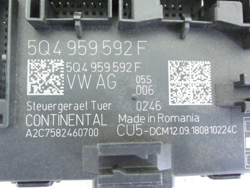  MODULO ELECTRONICO, VOLKSWAGEN, GOLF VII BERLINA (BQ1/BE2) 