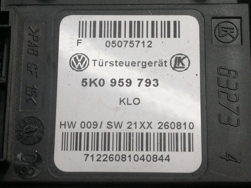  ELEVALUNAS DELANTERO IZQUIERDO VOLKSWAGEN GOLF VI (5K1)(10.2008) 