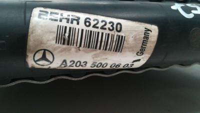 RADIADOR AGUA, MERCEDES-BENZ, CLASE C (BM 203) BERLINA