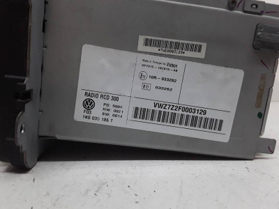 SISTEMA AUDIO / RADIO CD, VOLKSWAGEN, GOLF V (1K1)(10.2003)