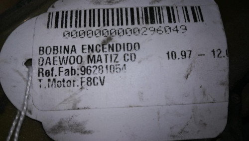  BOBINA ENCENDIDO DAEWOO MATIZ 
