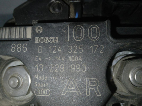 ALTERNADOR, OPEL, ZAFIRA B 