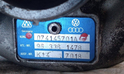 TURBOCOMPRESOR, Volkswagen, T4 TRANSPORTER