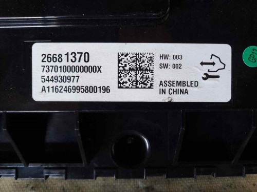 SISTEMA AUDIO / RADIO CD OPEL INSIGNIA BERLINA 