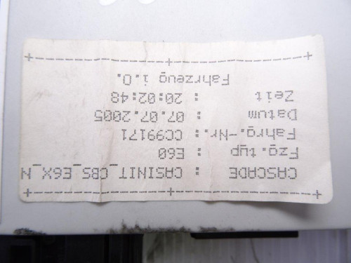  MODULO ELECTRONICO, BMW, SERIE 5 BERLINA (E60) 