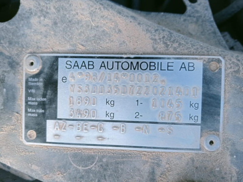  SAAB 9-3 BERLINA 