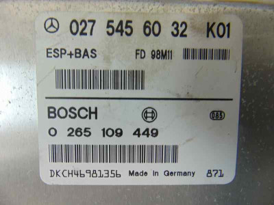 MODULO ELECTRONICO, MERCEDES-BENZ, CLASE A (BM 168)